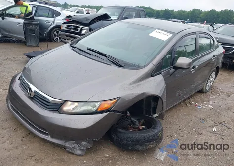 2012 Honda Civic Lx from USA, damaged, VIN 19XFB2F59CE062494